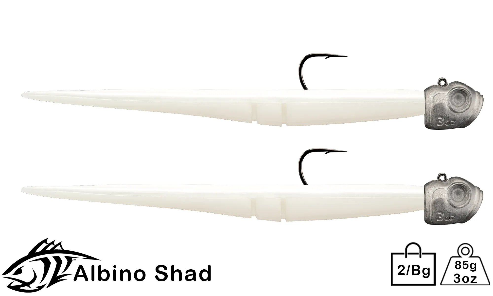 Lunker City 12" 3oz Pre-Rigged Slug-Go - Image 3