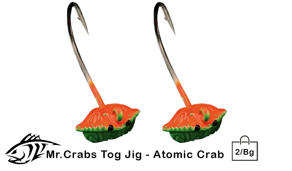 Lunker City 3/4oz Mr. Crabs Tog Jigs 2/Bag - Image 3