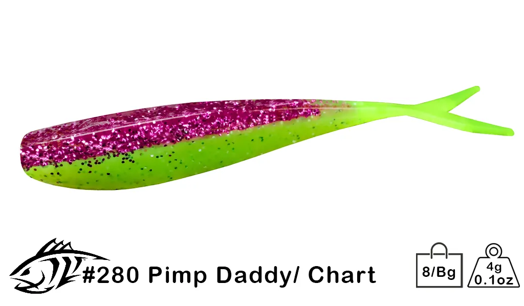 Lunker City 3.5" Fat Fin-S Fish - Image 17