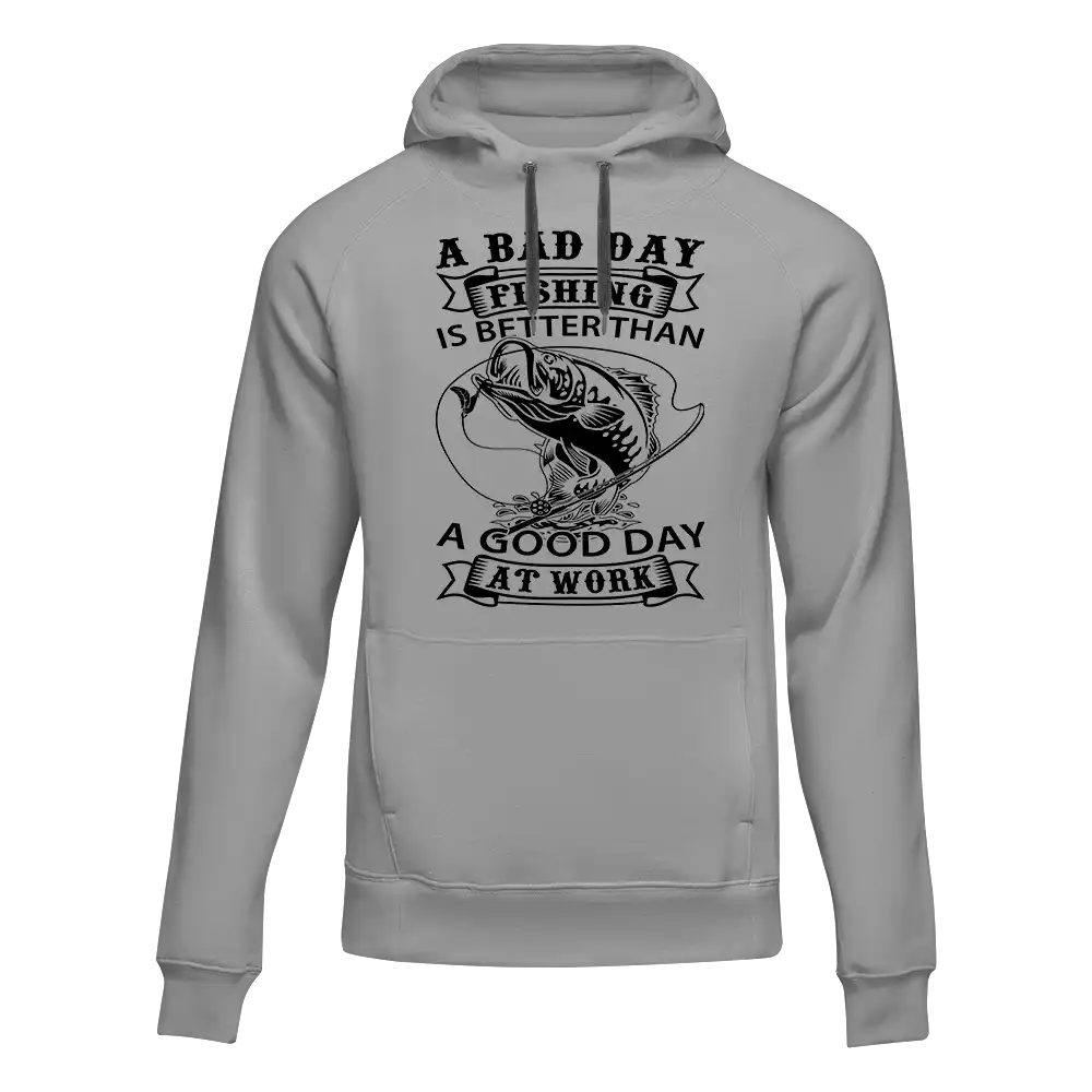 Outdoorzees A Bad Day Fishing Unisex Hoodie - Image 4