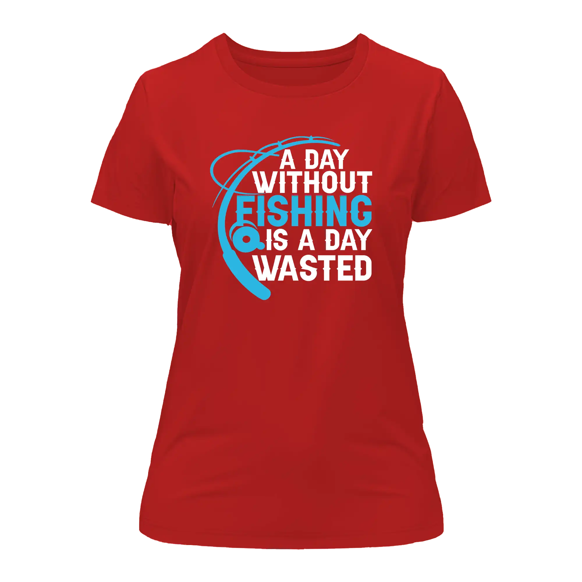Outdoorzees A Day Without Fishing T-Shirt for Women - Image 3