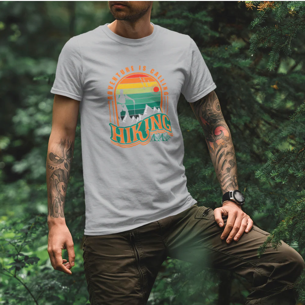 Outdoorzees Adventure Is Calling Man T-Shirt - Image 4