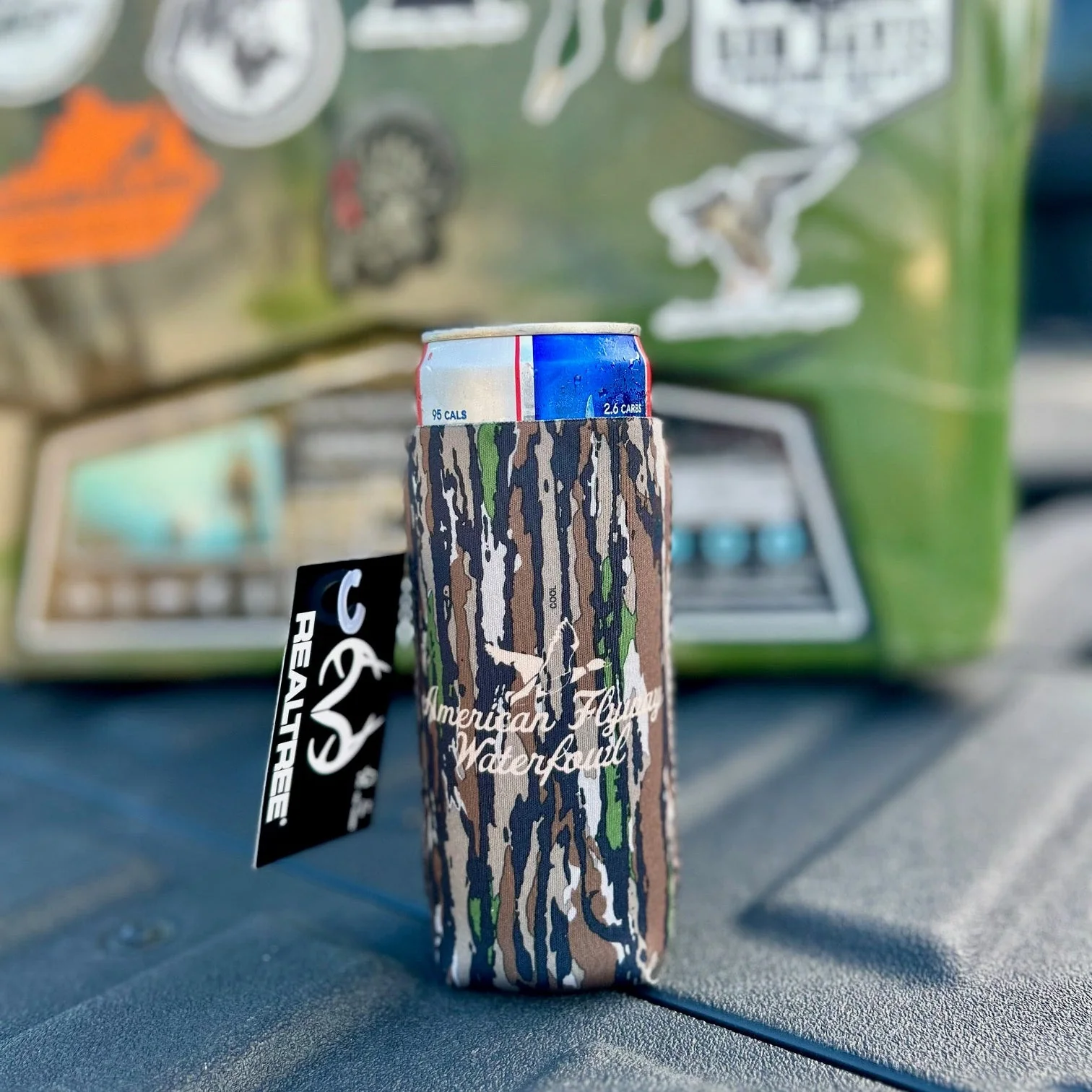 AFW Logo Drink Koozies - Skinny Can - Image 3