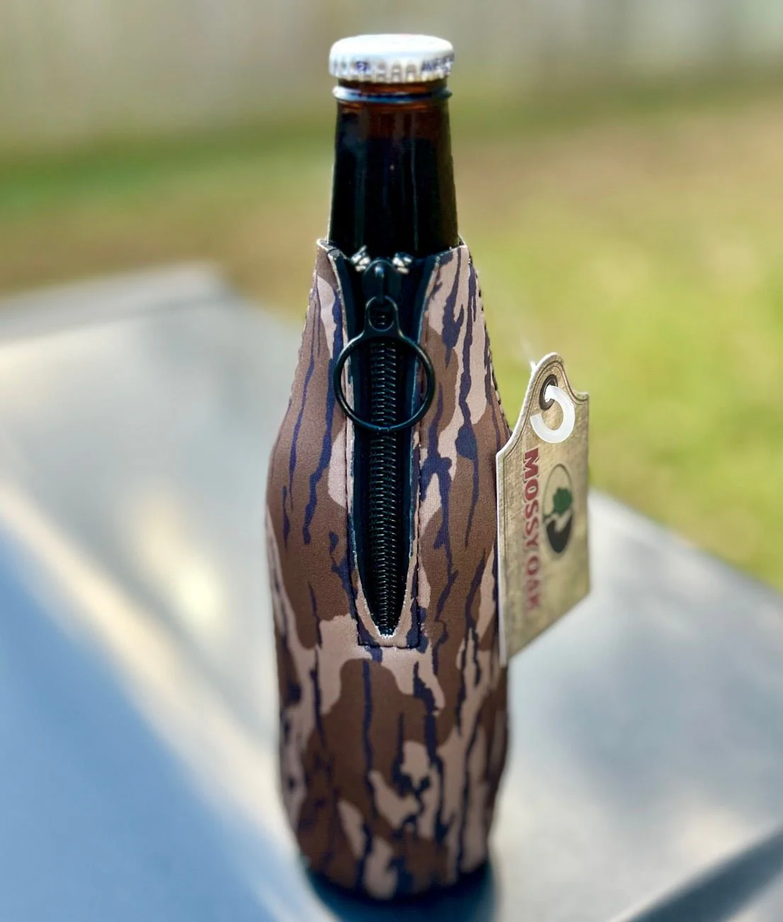 AFW Mossy Oak Bottomland Logo Bottle Koozies - Image 2