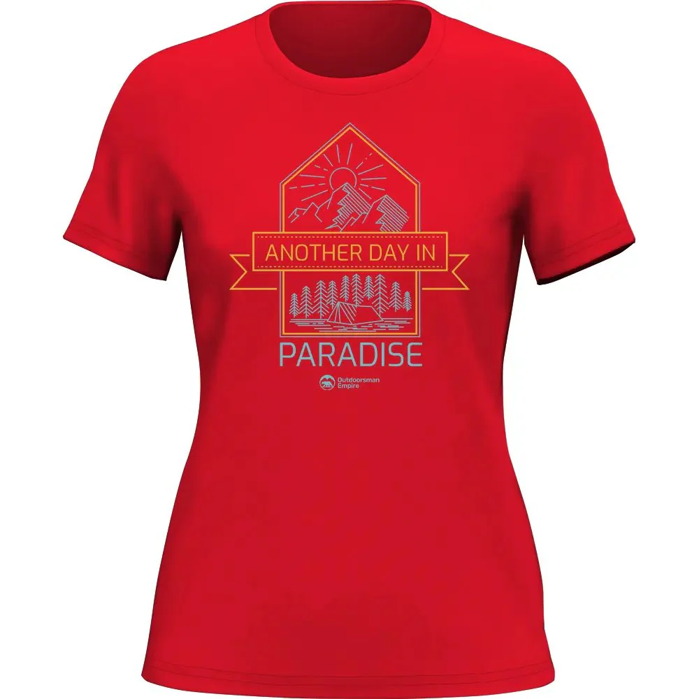 Outdoorzees Another Day In Paradise T-Shirt for Women - Image 4