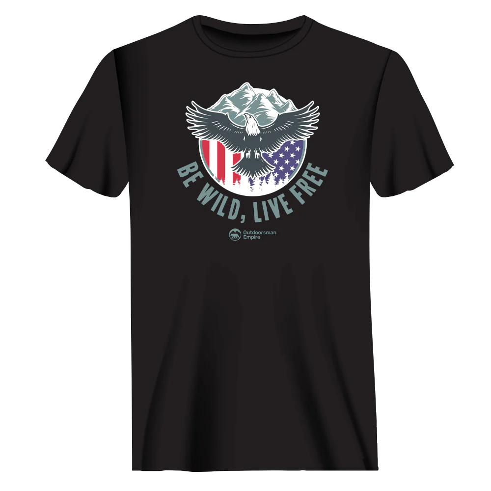 Outdoorzees Be Wild Be Free Man T-Shirt