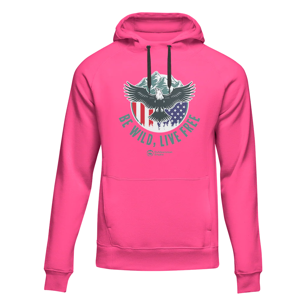 Outdoorzees Be Wild Be Free Unisex Hoodie - Image 3