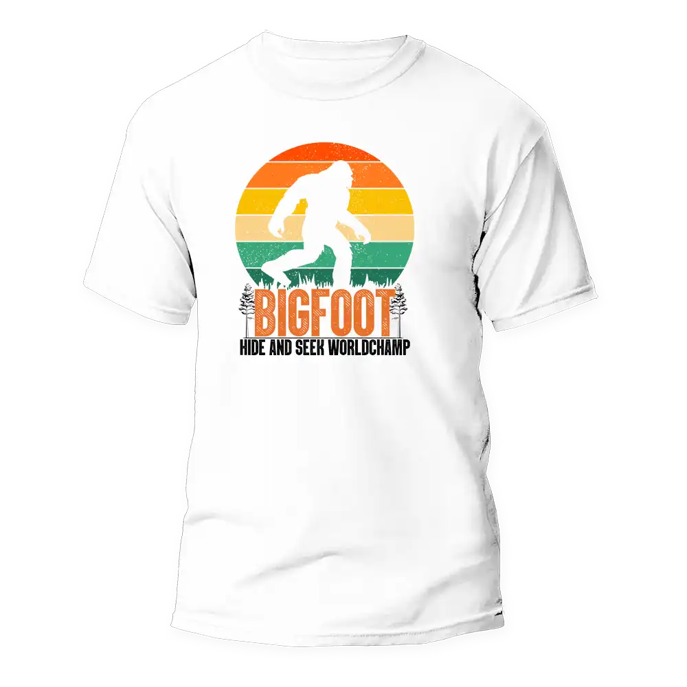 Outdoorzees Bigfoot Hide And Seek Man T-Shirt - Image 3