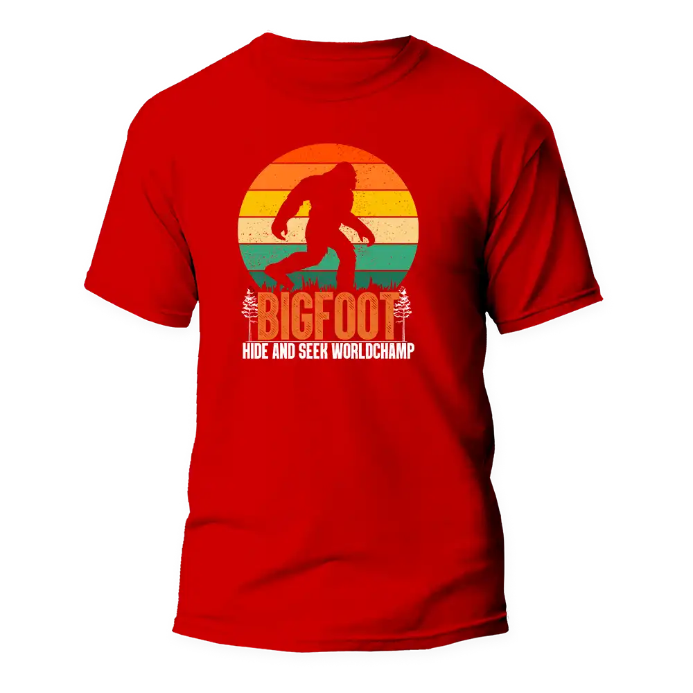 Outdoorzees Bigfoot Hide And Seek Man T-Shirt - Image 4