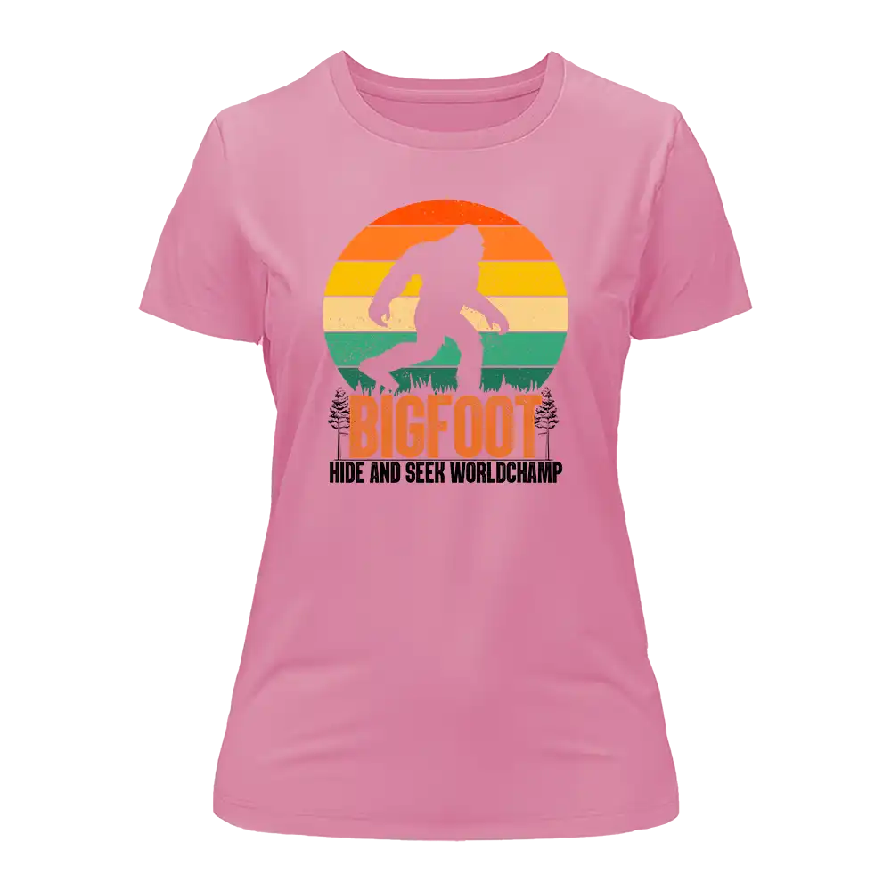 Outdoorzees Bigfoot Hide And Seek T-Shirt for Women - Image 3