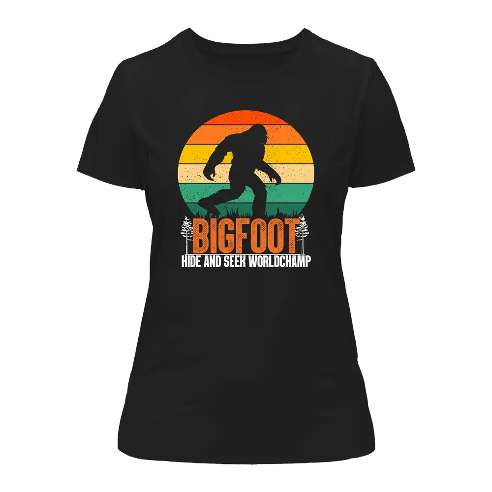 Outdoorzees Bigfoot Hide And Seek T-Shirt for Women - Image 4