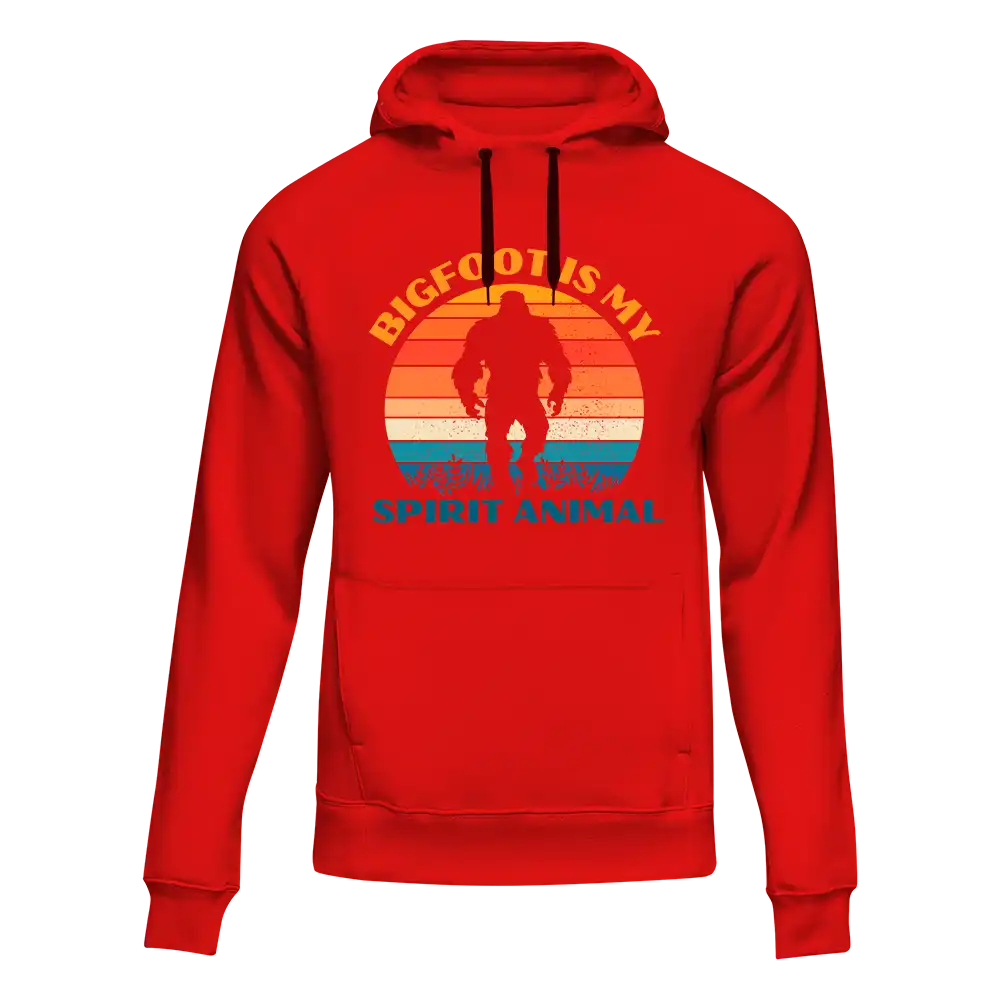 Outdoorzees Bigfoot Is My Spirit Animal Unisex Hoodie