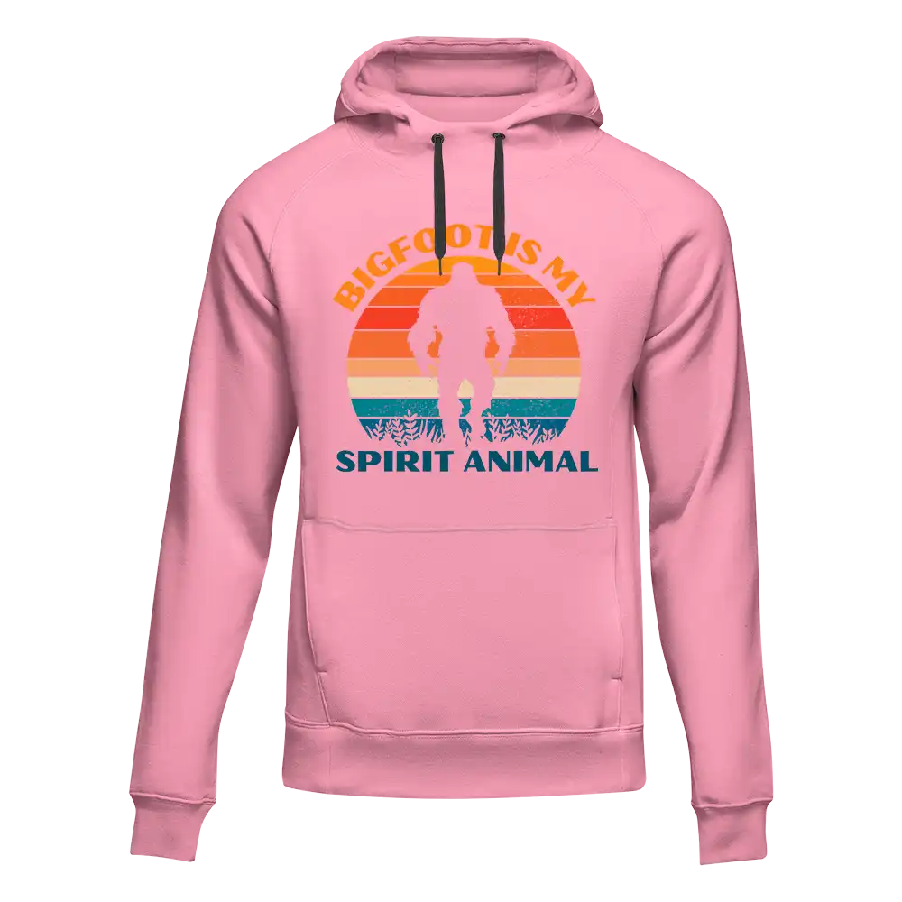 Outdoorzees Bigfoot Is My Spirit Animal Unisex Hoodie - Image 3
