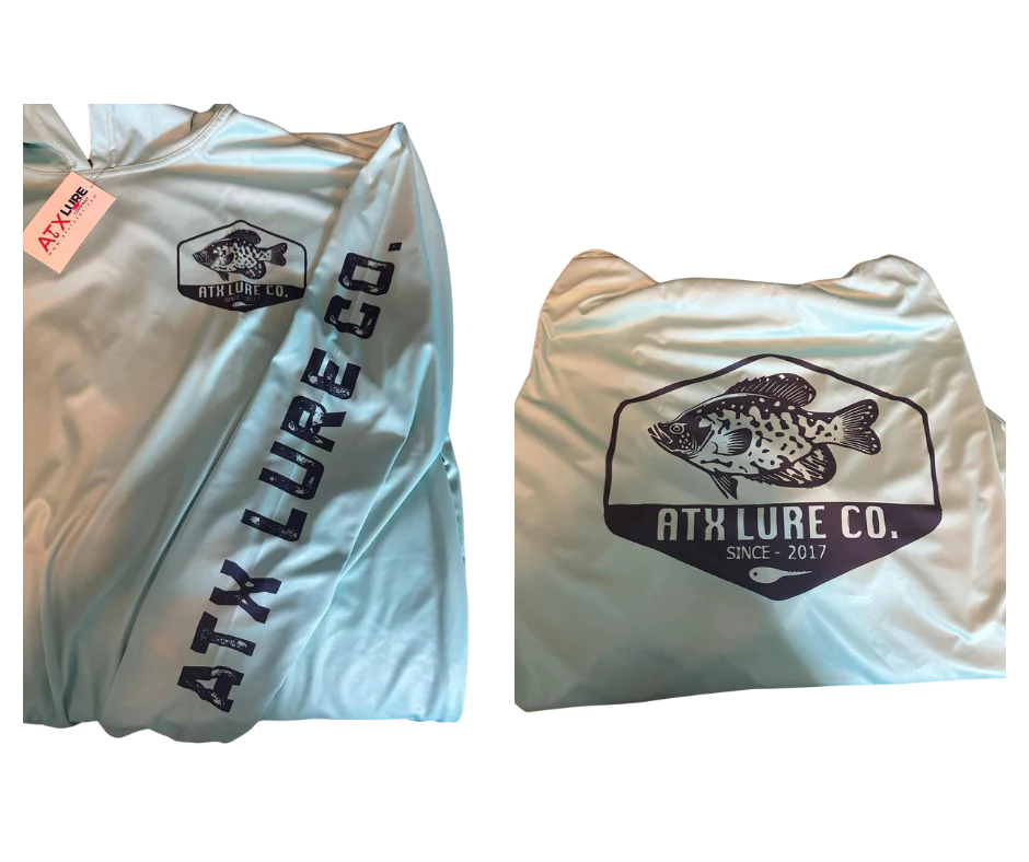 ATX Blue Hooded Fishing Shirt