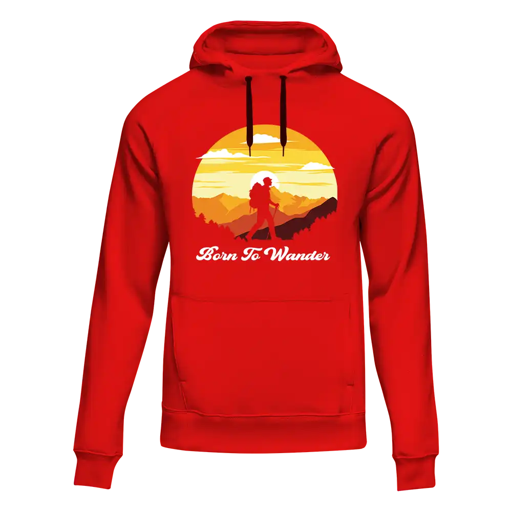 Outdoorzees Born To Wander Unisex Hoodie - Image 2