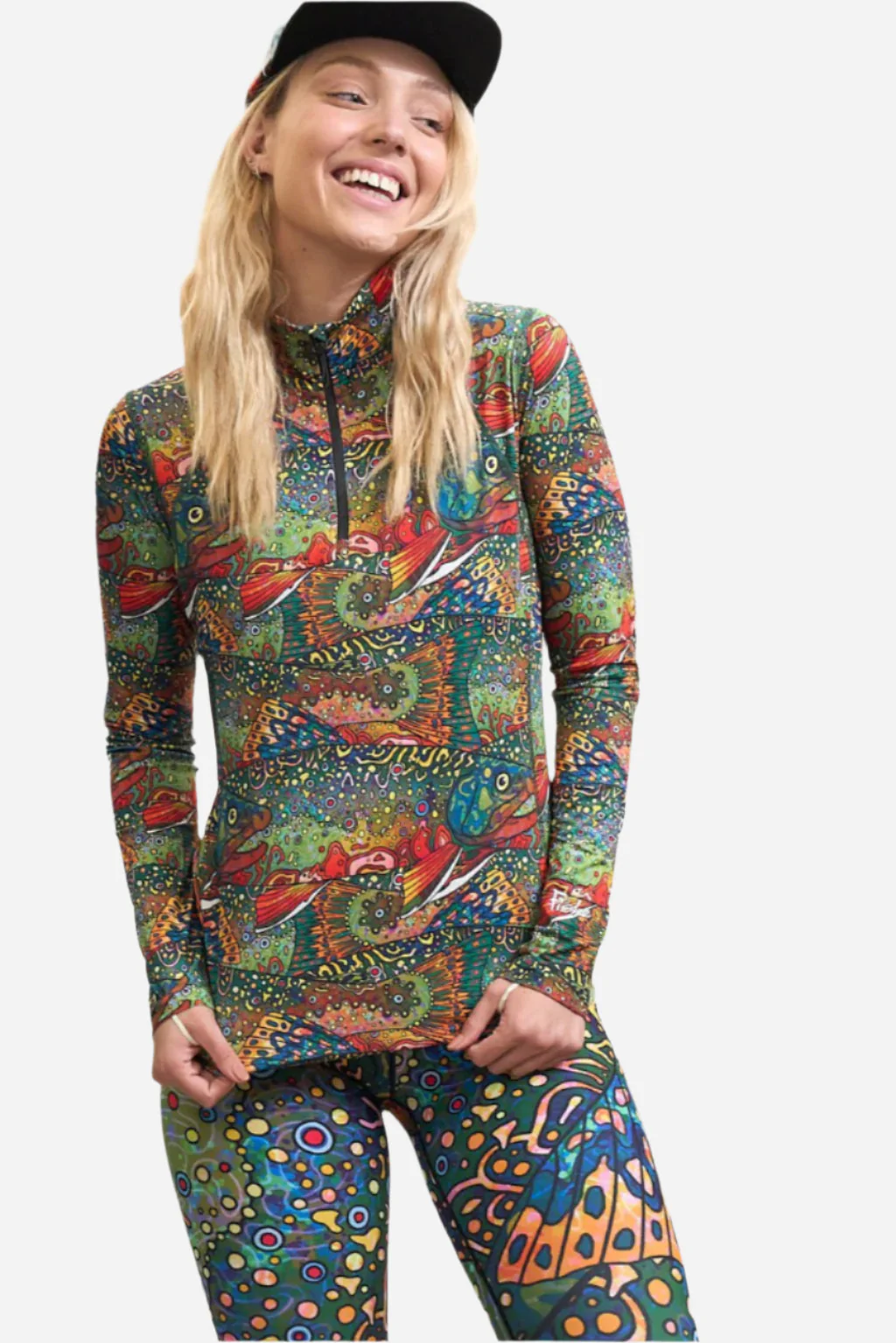 FisheWear Brookie 1/4 Zip Sunshirt - Image 3
