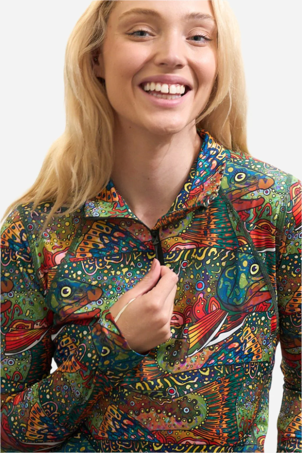 FisheWear Brookie 1/4 Zip Sunshirt - Image 4