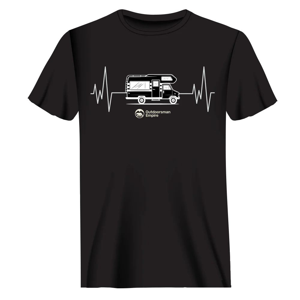 Outdoorzees Camping Cardiogram Man T-Shirt