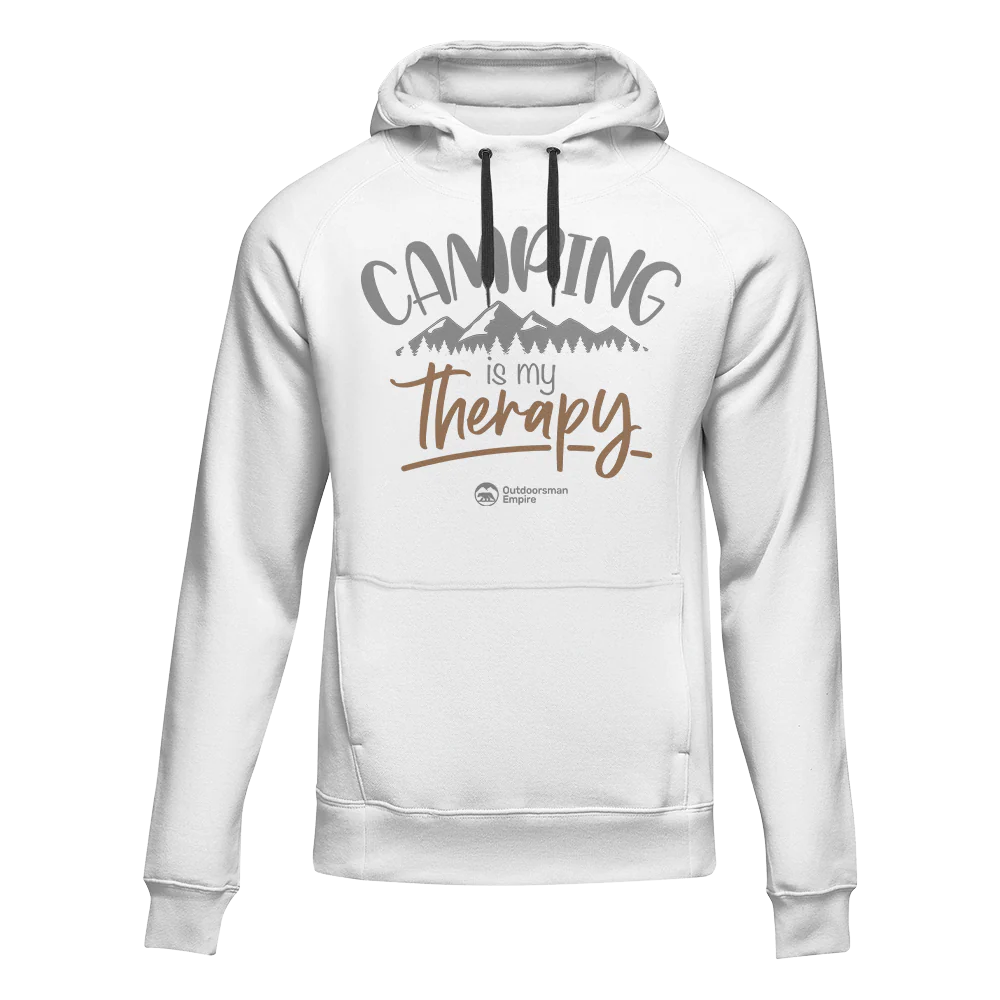 Outdoorzees Camping Is My Therapy Unisex Hoodie - Image 2