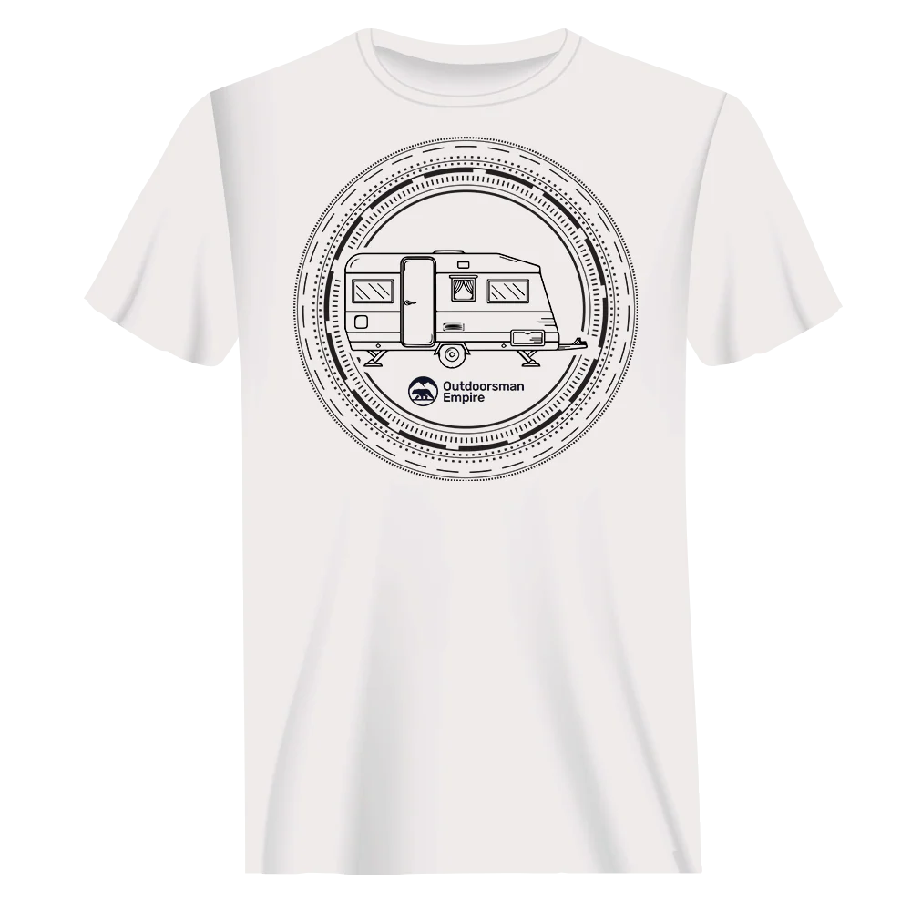 Outdoorzees Camping Kaleidoscope Man T-Shirt - Image 2