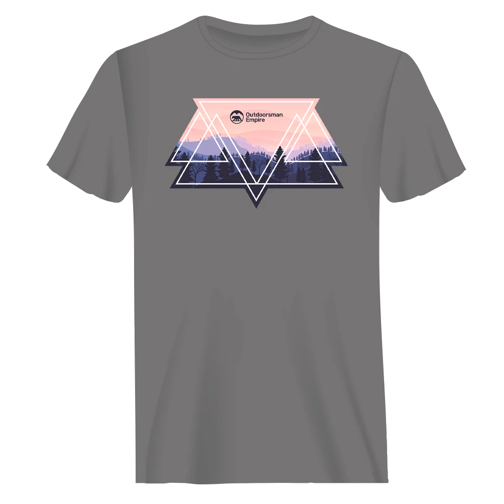 Outdoorzees Camping Triangles Man T-Shirt