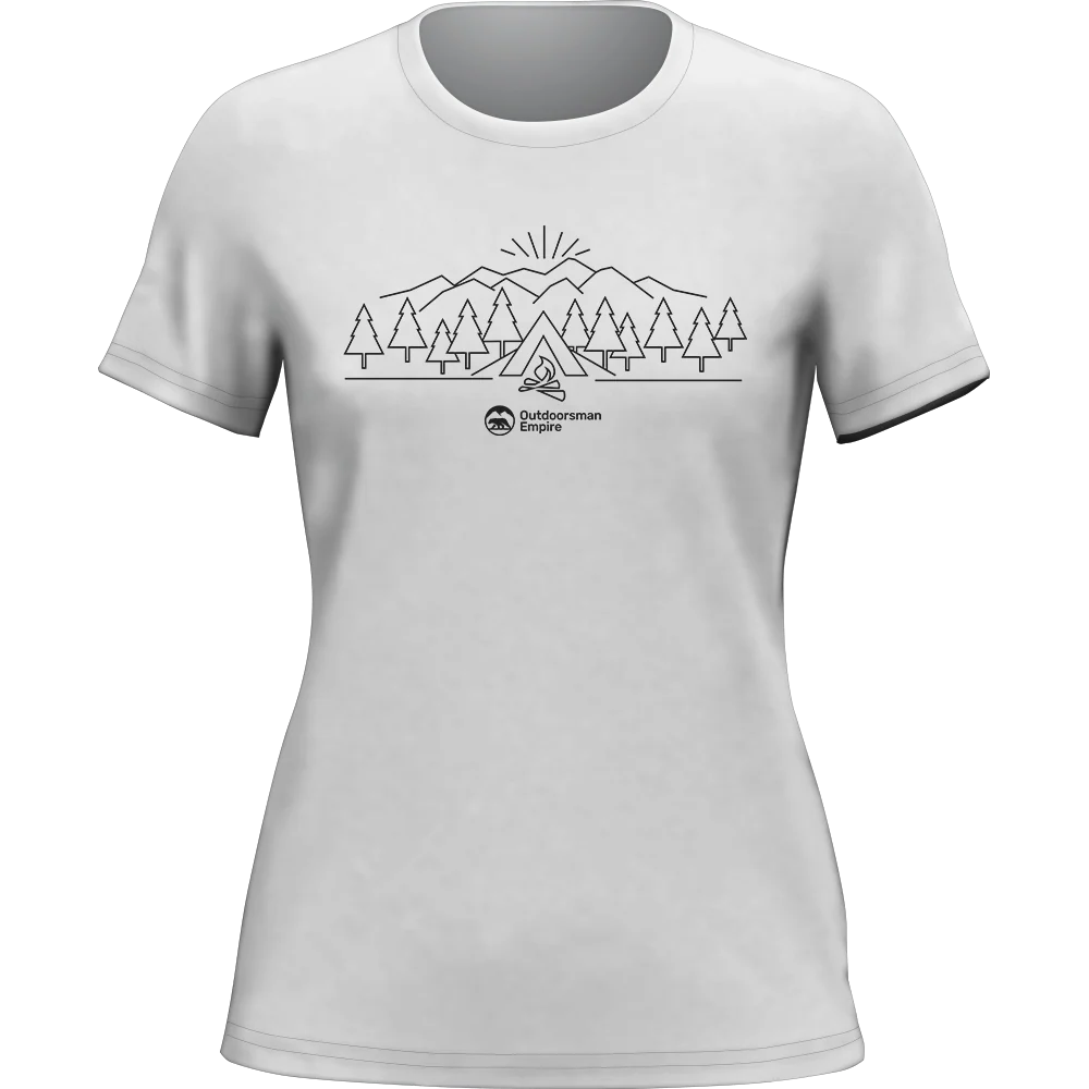 Outdoorzees Camping Triangles T-Shirt for Women - Image 2
