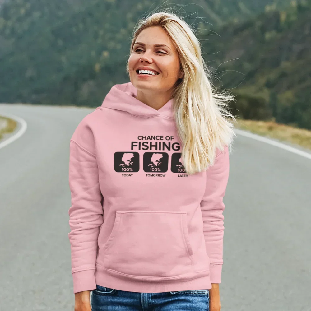 Outdoorzees Chance of Fishing Unisex Hoodie - Image 6