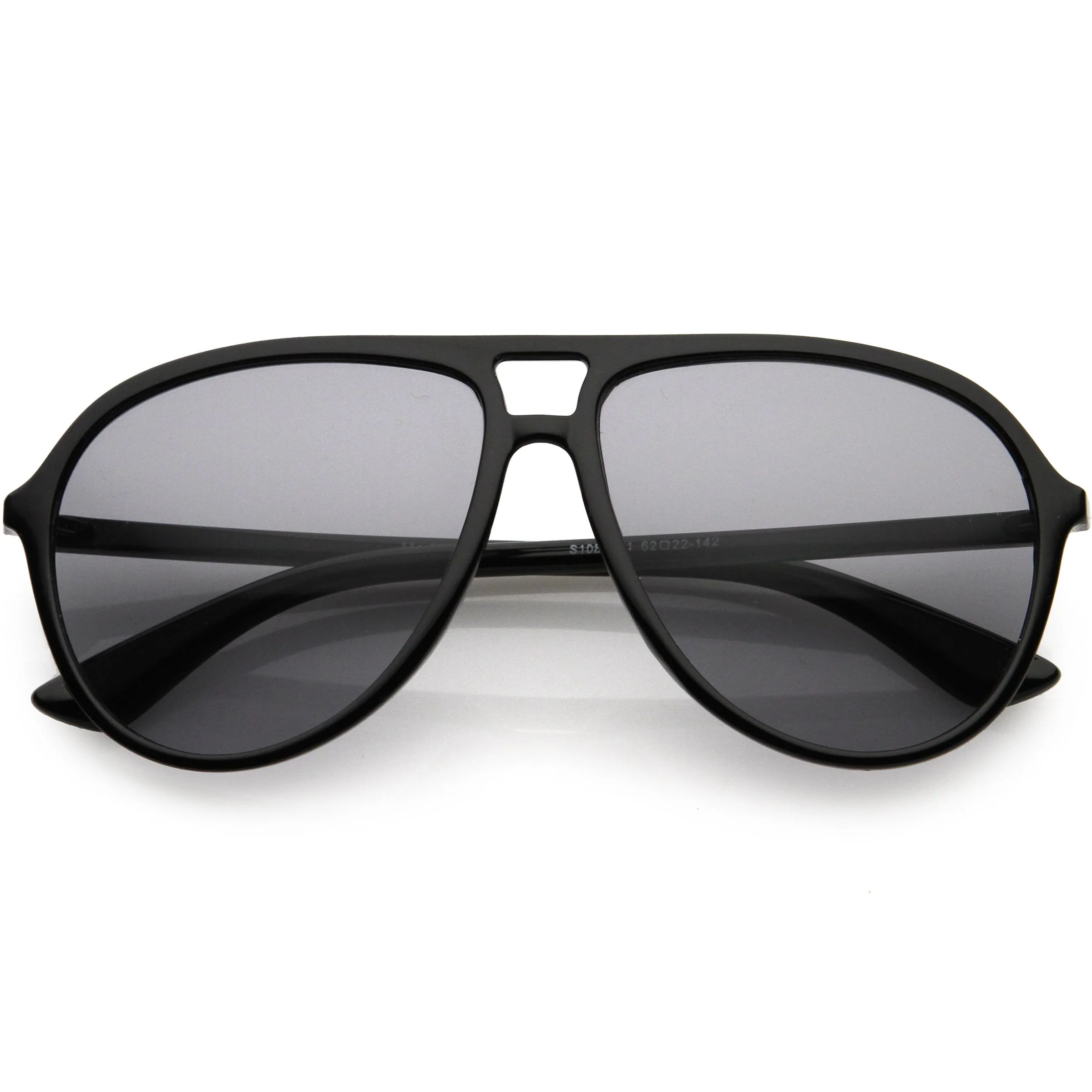 zeroUV  - Classic 80s Inspired Color Tinted Lens Retro Aviator Sunglasses D015