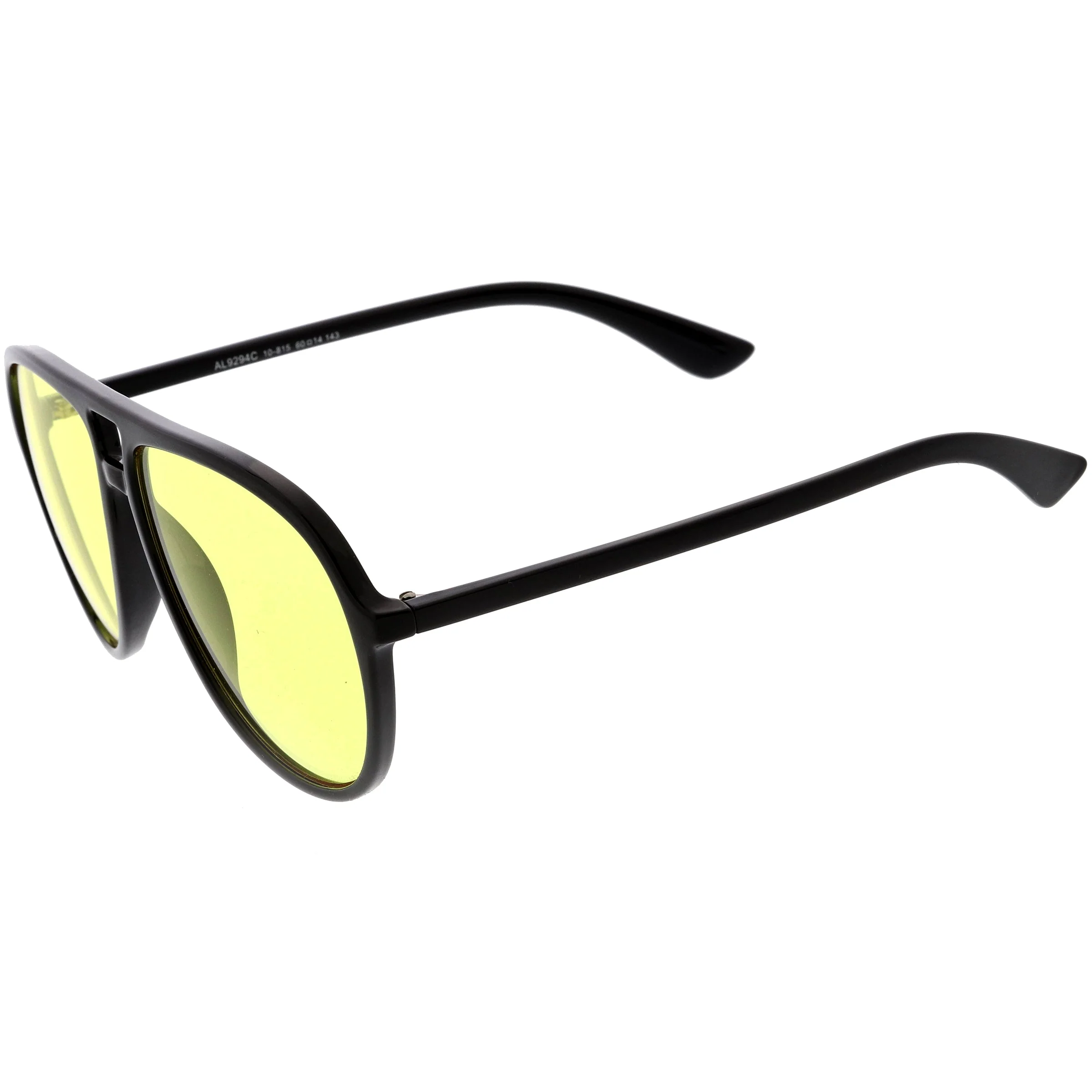 zeroUV  - Classic 80s Inspired Color Tinted Lens Retro Aviator Sunglasses D015 - Image 12