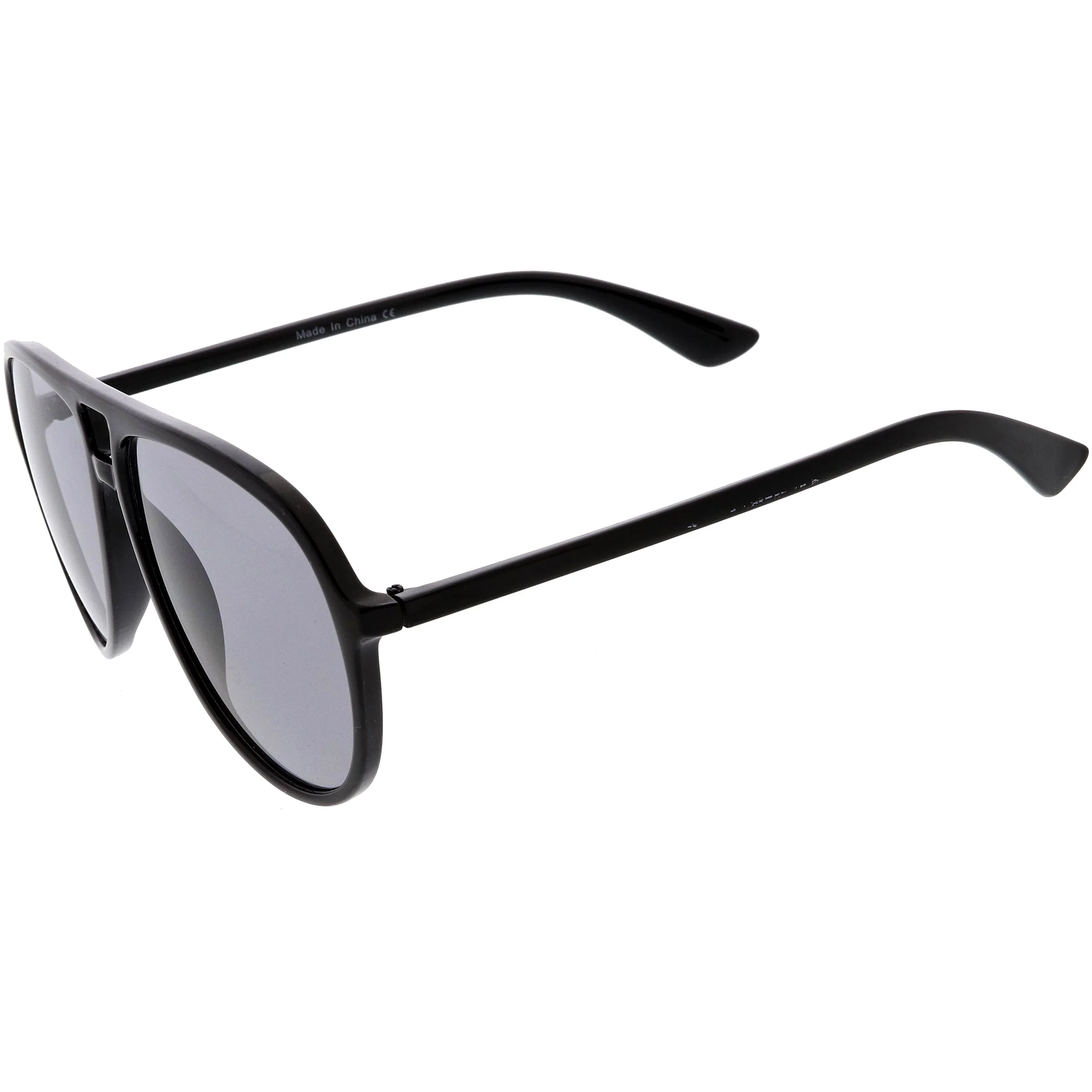 zeroUV  - Classic 80s Inspired Color Tinted Lens Retro Aviator Sunglasses D015 - Image 3