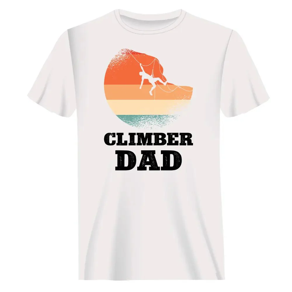 Outdoorzees Climber Dad Man T-Shirt