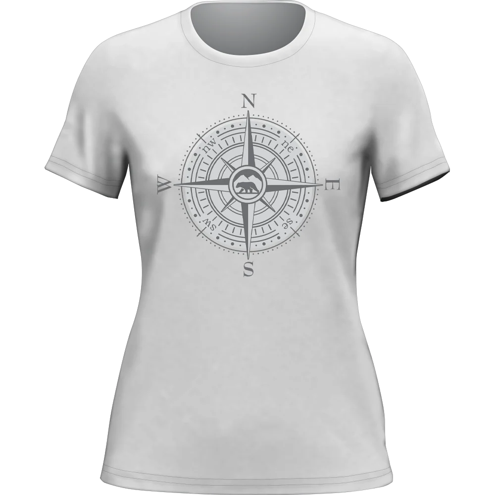 Outdoorzees Compass Camping T-Shirt for Women - Image 2