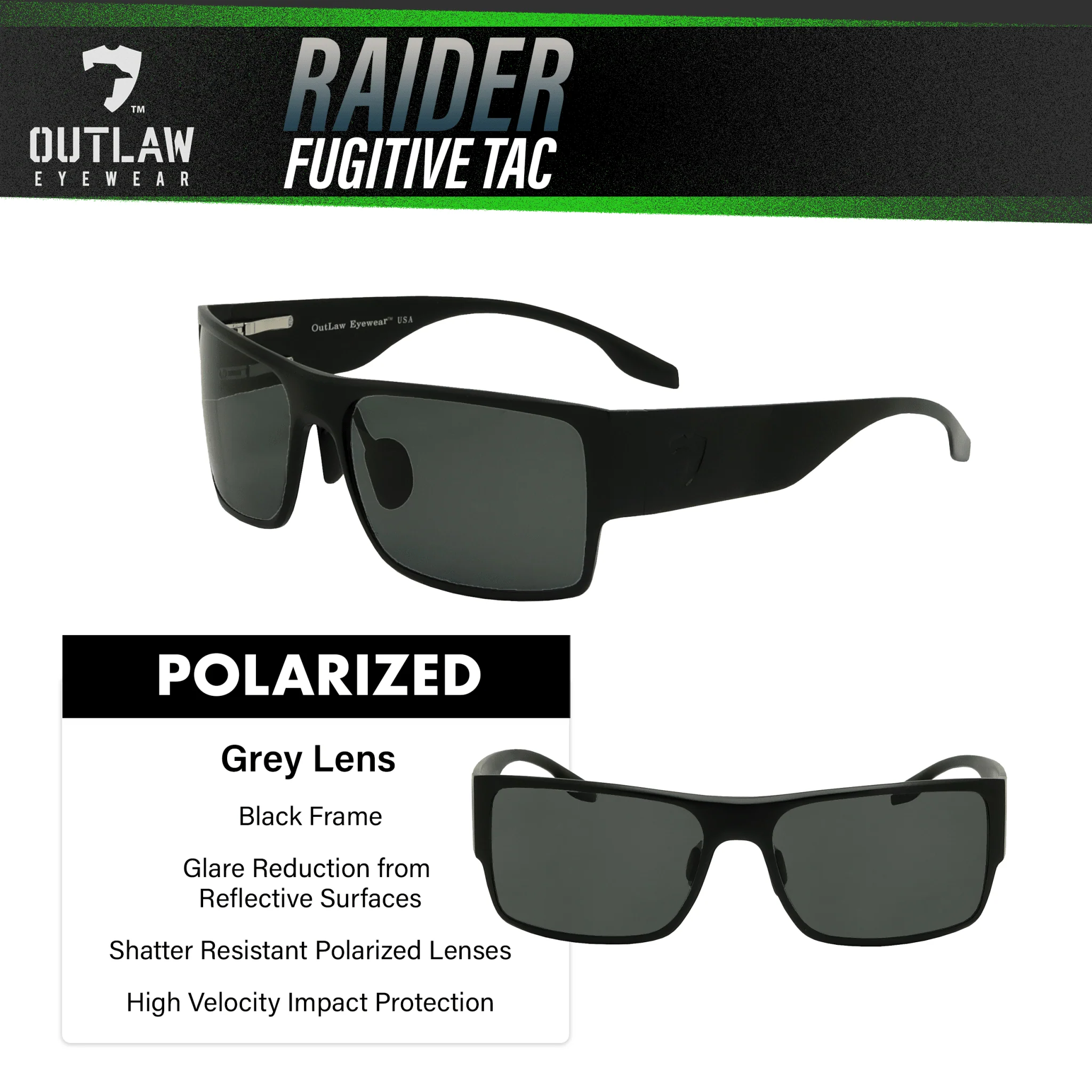 OutLaw Eyewear Custom Raider TAC - Image 12