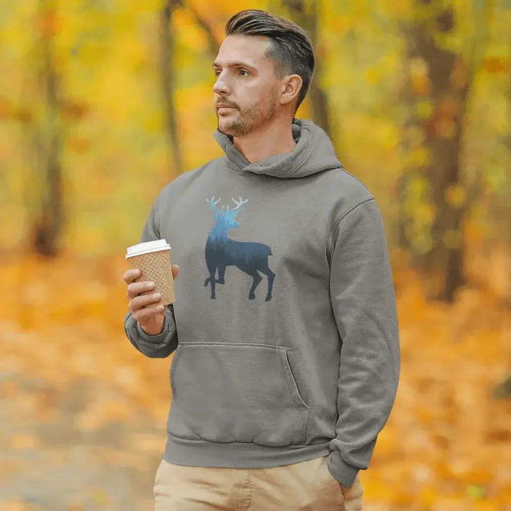 Outdoorzees Deer Color 2 Mens Hoodie - Image 3