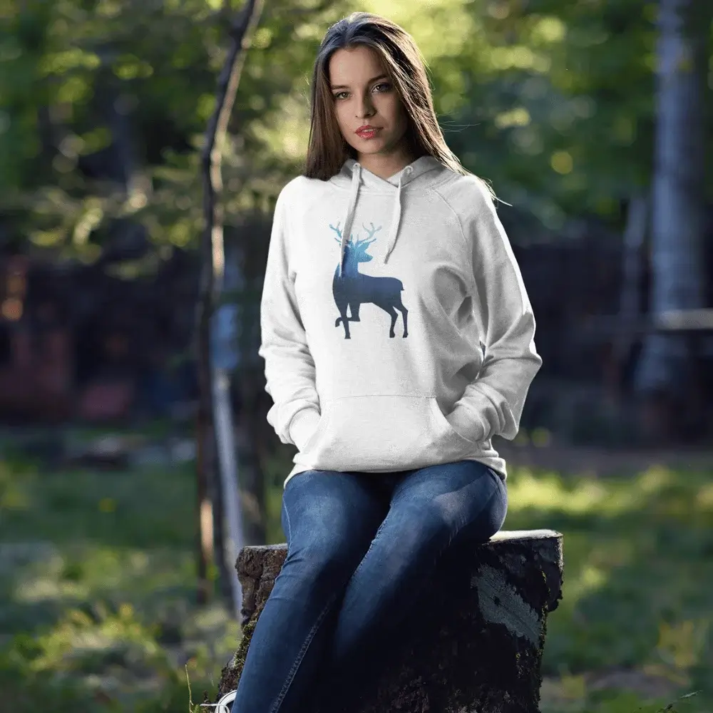 Outdoorzees Deer Color 2 Women Hoodie - Image 2