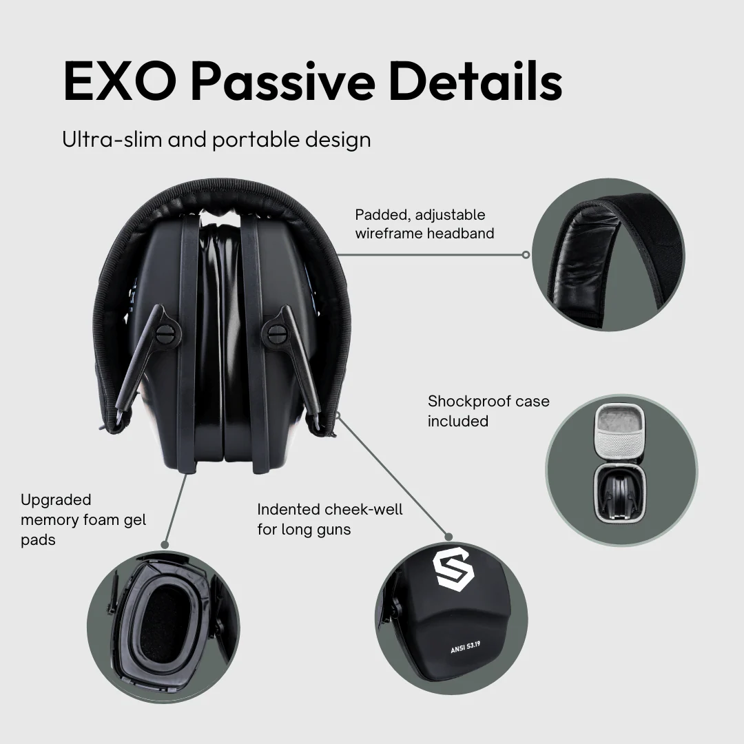 ShellShock EXO Passive Earmuff - Image 3