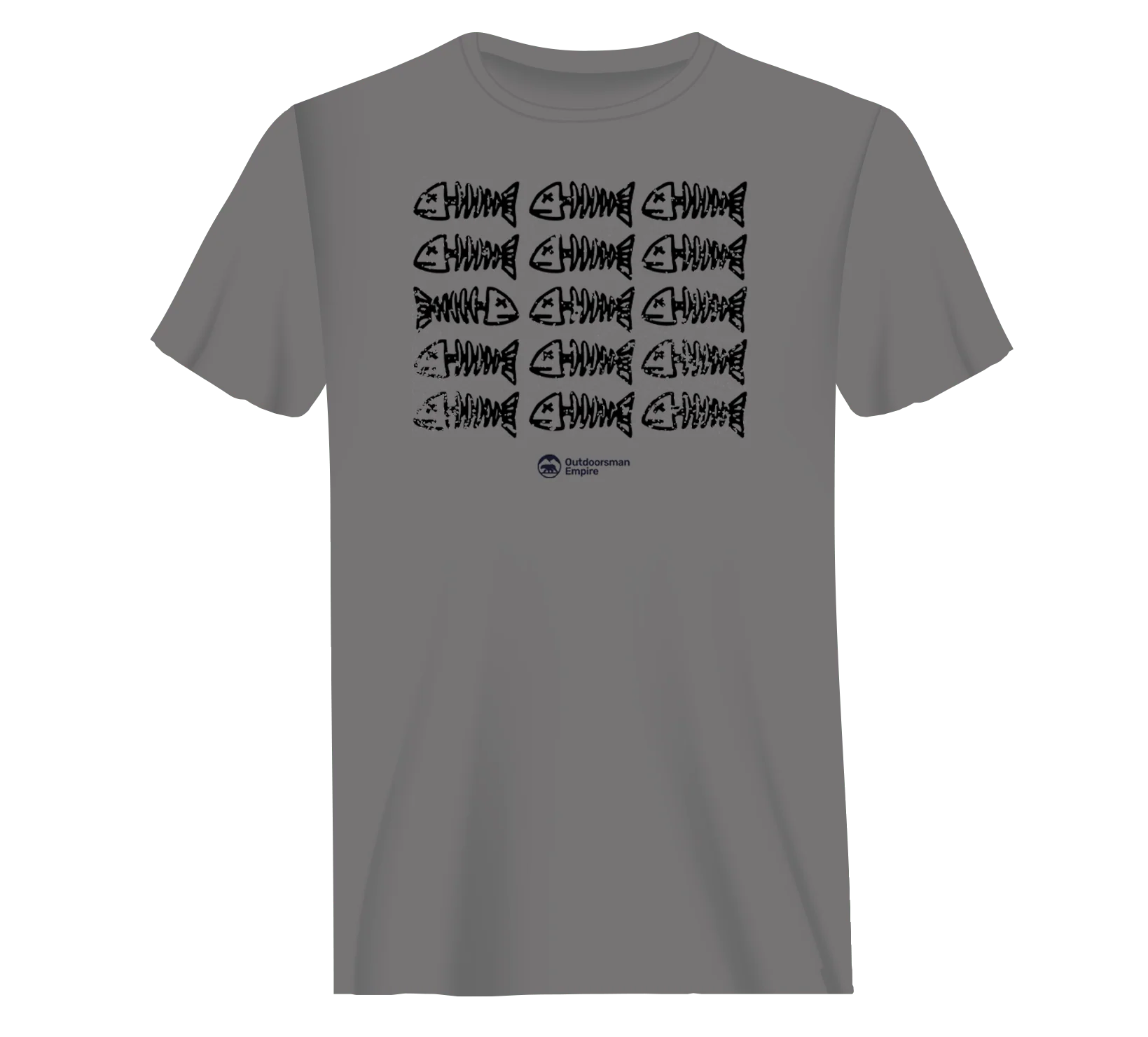 Outdoorzees Fish Bones Man T-Shirt - Image 2