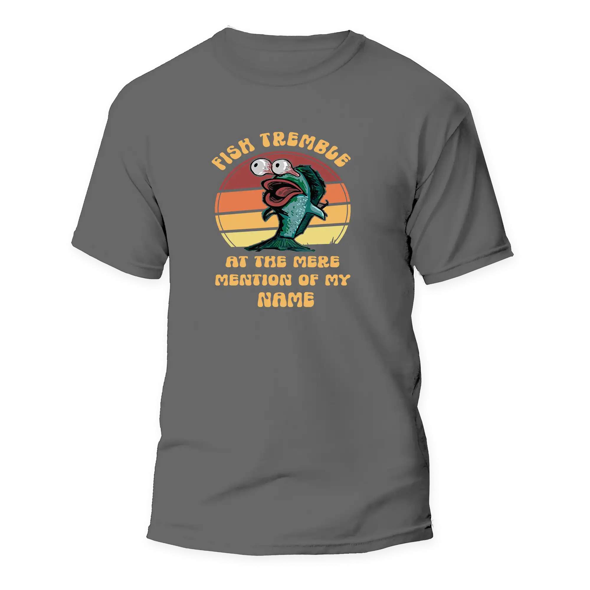Outdoorzees Fish Tremble Man T-Shirt - Image 3