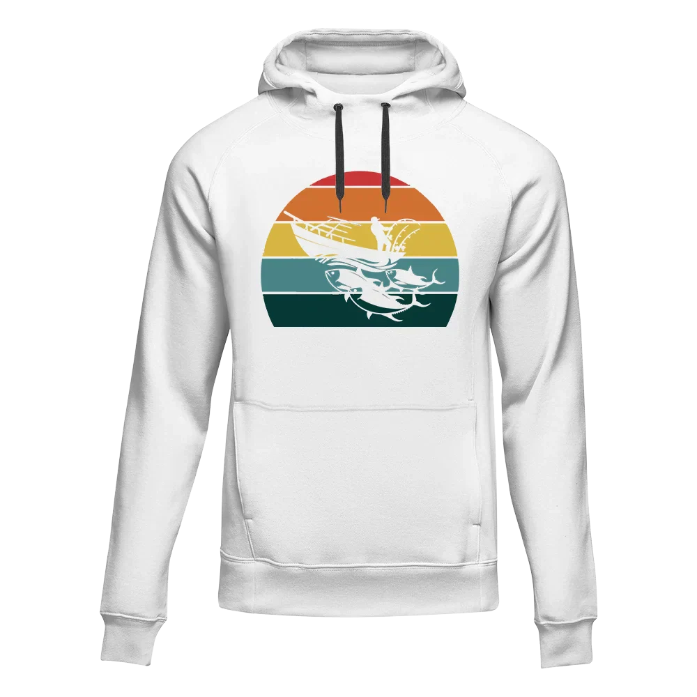 Outdoorzees Fishing Boat Unisex Hoodie