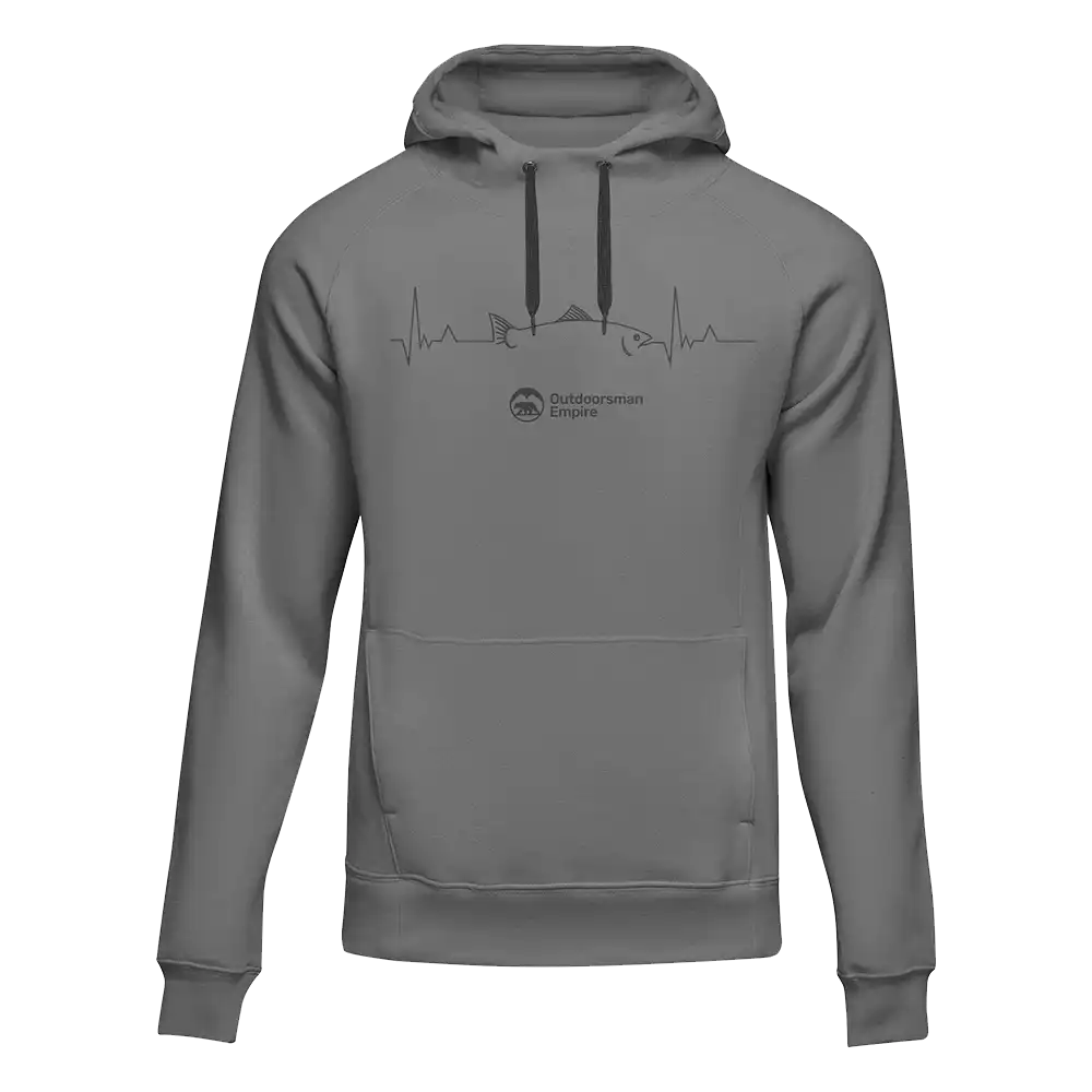 Outdoorzees Fishing Cardiogram Unisex Hoodie - Image 3