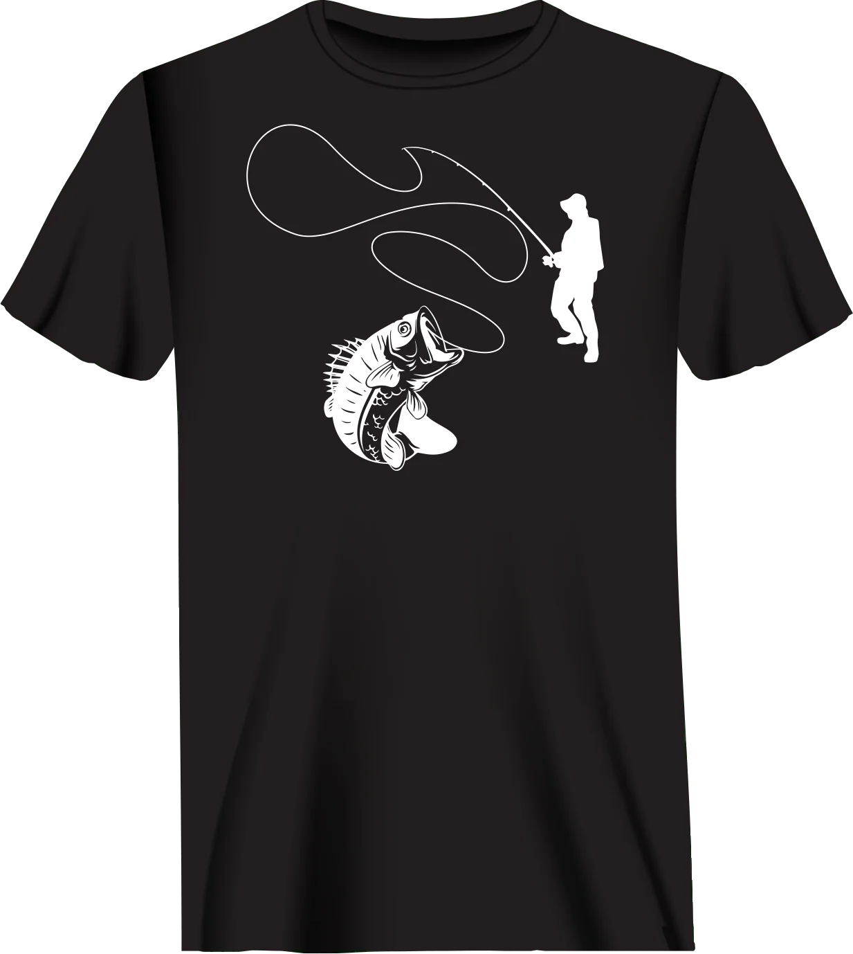 Outdoorzees Fishing Lines Man T-Shirt
