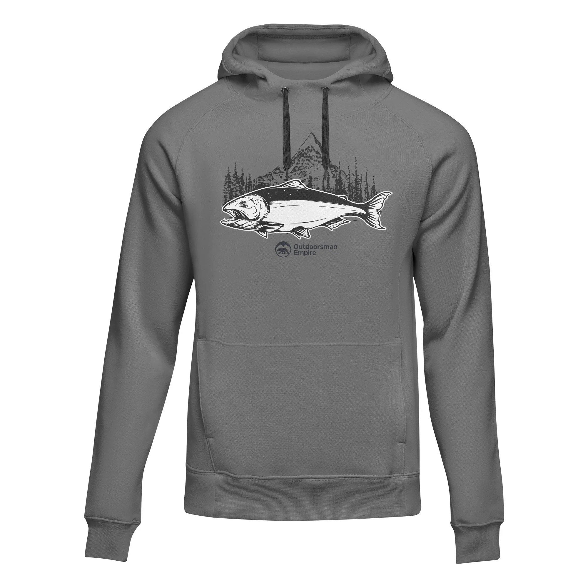 Outdoorzees Fishing Mountain Unisex Hoodie - Image 3