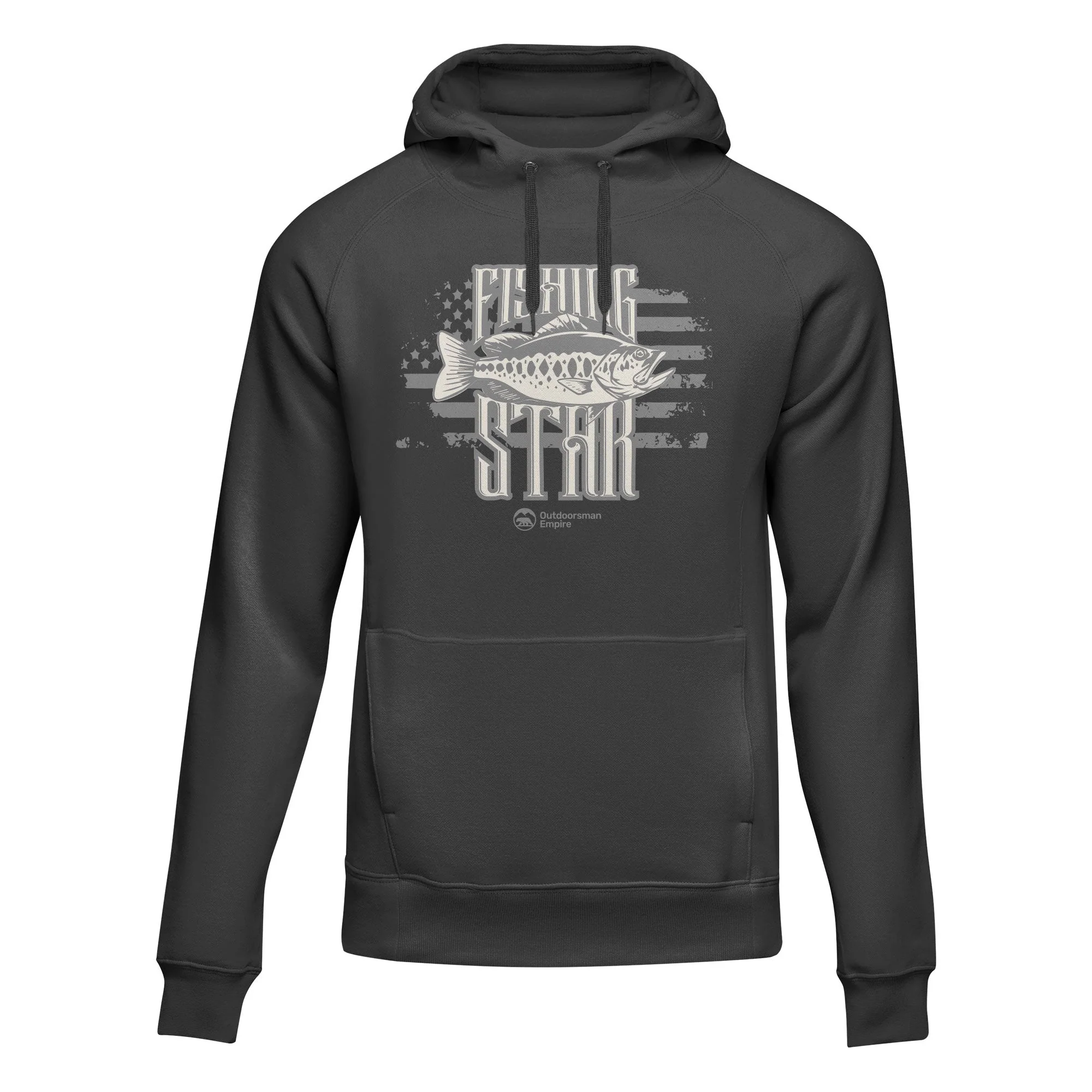 Outdoorzees Fishing Star Adult Hoodie