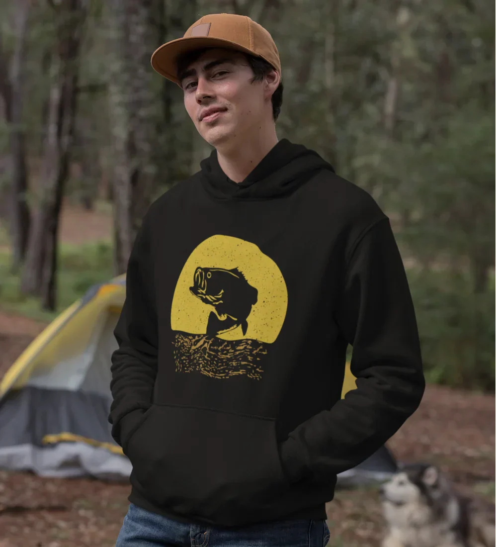 Outdoorzees Fishing Unisex Hoodie - Image 4
