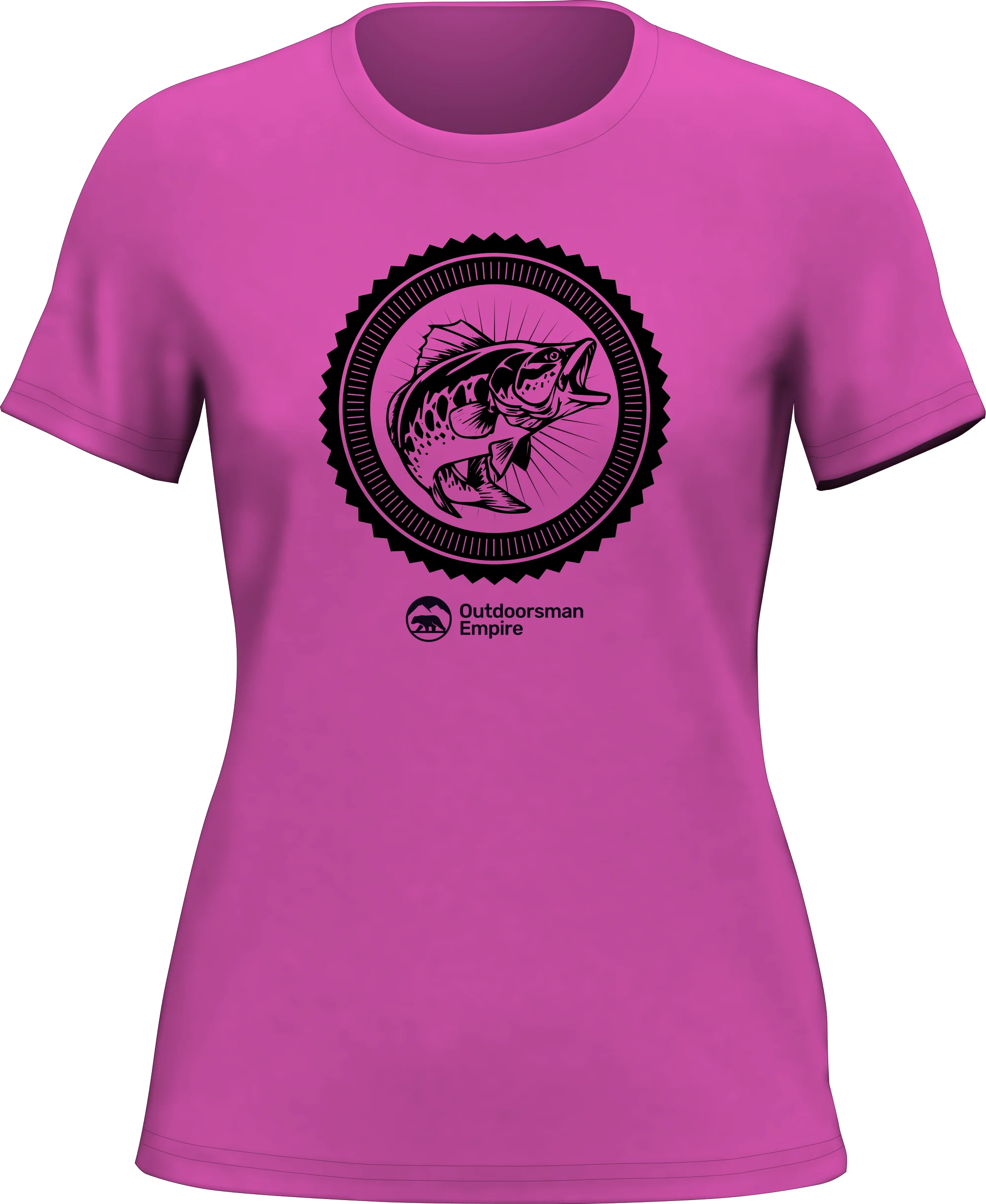 Outdoorzees Fishing Vintage T-Shirt for Women - Image 3