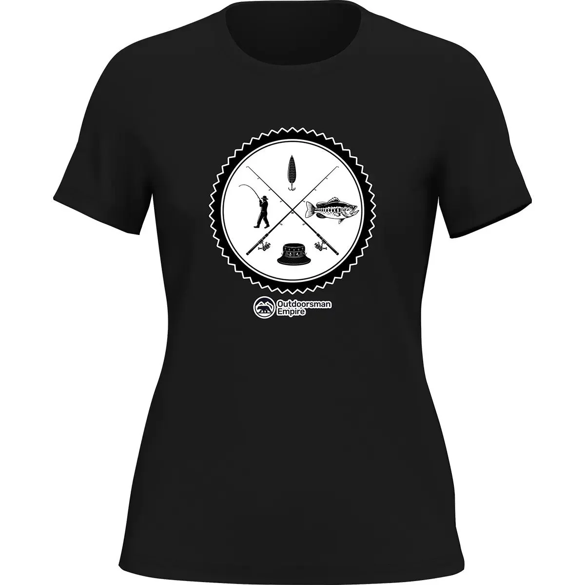 Outdoorzees Fishing Vintage v2 T-Shirt for Women