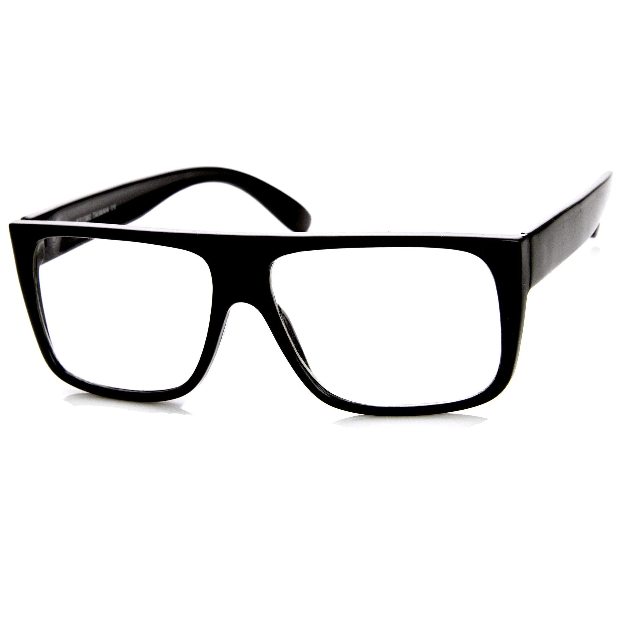 zeroUV Flat Top Square Clear Lens Fashion Glasses 8807 - Image 2