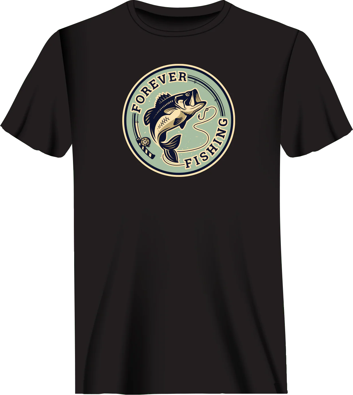 Outdoorzees Forever Fishing Man T-Shirt