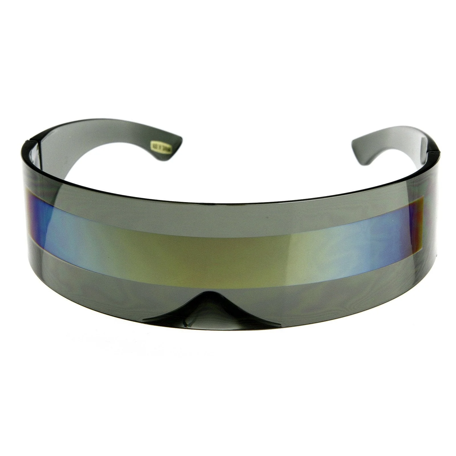 zeroUV Futuristic Retro Mirror Wrap Around Shield Sunglasses 8762 - Image 10