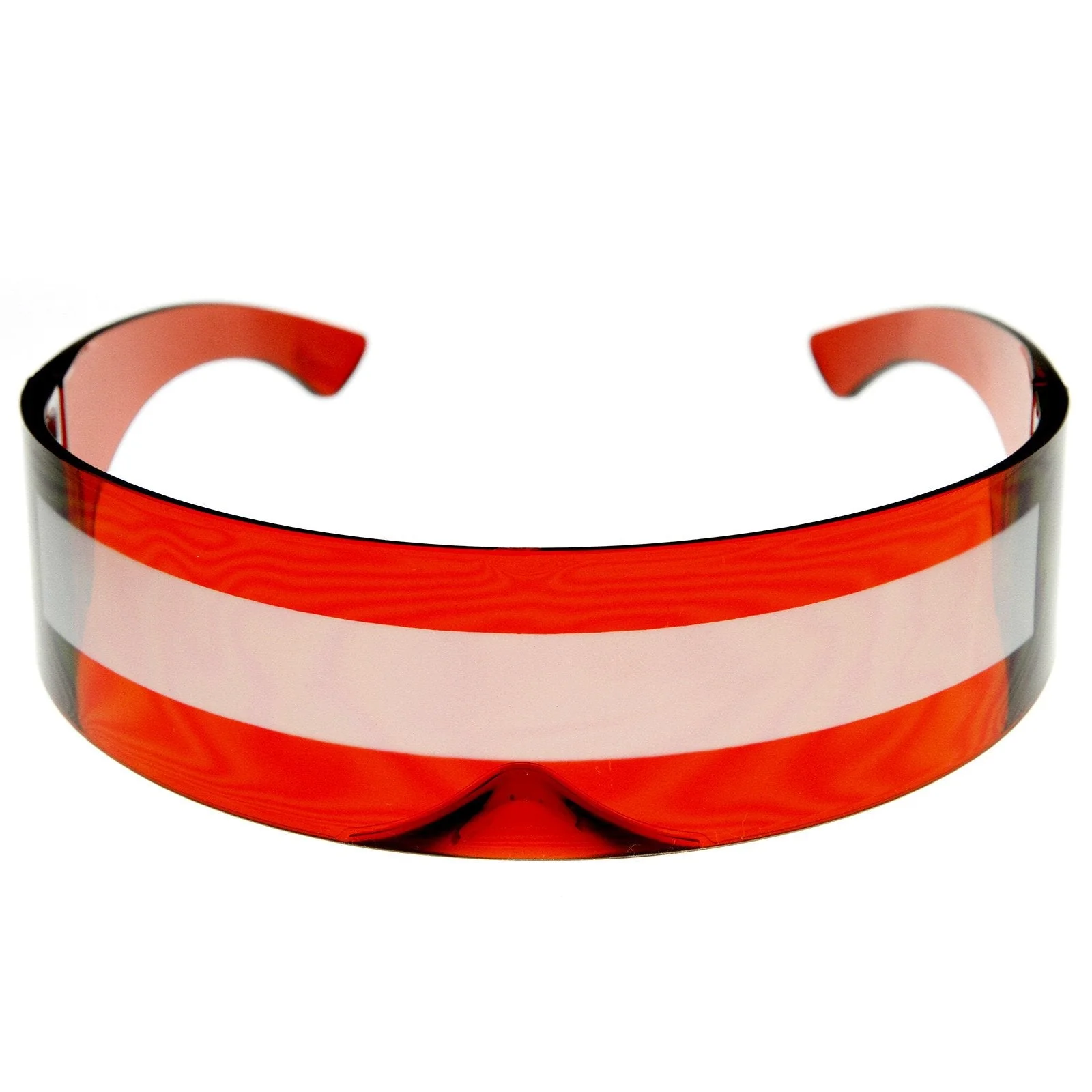 zeroUV Futuristic Retro Mirror Wrap Around Shield Sunglasses 8762 - Image 14